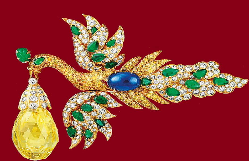 diamond brooch